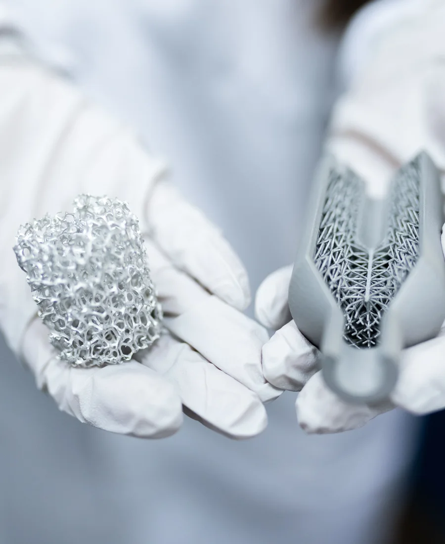 Inspección manual de estructuras fabricadas mediante impresión 3D